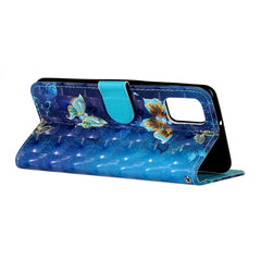 3D Pattern Horizontal Flip PU Leather Case with Holder & Card Slots & Wallet
