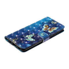3D Pattern Horizontal Flip PU Leather Case with Holder & Card Slots & Wallet