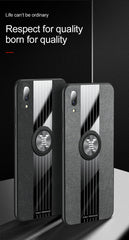 XINLI Stitching Cloth Texture Shockproof TPU Protective Case with Ring Holder, For Vivo Y97, For Vivo Z5X