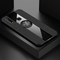 XINLI Stitching Cloth Texture Shockproof TPU Protective Case with Ring Holder, For Vivo Y97, For Vivo Z5X