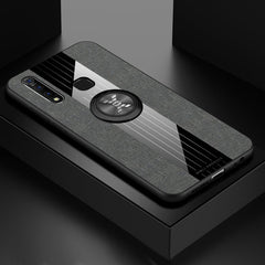XINLI Stitching Cloth Texture Shockproof TPU Protective Case with Ring Holder, For Vivo Y97, For Vivo Z5X