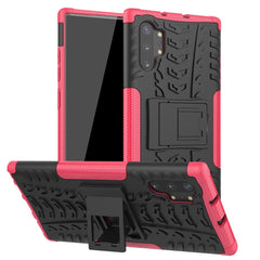 Tire Texture TPU + PC Shockproof Case with Holder, For Nokia 2.2, For Galaxy Note 10 Plus, For Xiaomi Mi CC9e