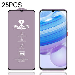 25 PCS 9H HD Large Arc High Alumina Full Screen Tempered Glass Film