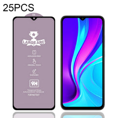 25 PCS 9H HD Large Arc High Alumina Full Screen Tempered Glass Film