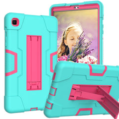 Contrast Color Robot Shockproof Silicone + PC Protective Case with Holder, For Samsung Galaxy Tab A7 Lite T225, For Samsung Galaxy Tab A7 10.4 (2020)