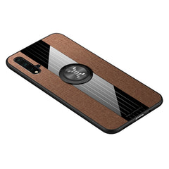 XINLI Stitching Cloth Textue Shockproof TPU Protective Case with Ring Holder, For Huawei nova 5, For Huawei nova 5i, For Huawei nova 5i Pro, For Huawei P20