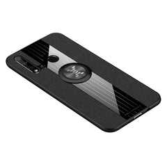 XINLI Stitching Cloth Textue Shockproof TPU Protective Case with Ring Holder, For Huawei nova 5, For Huawei nova 5i, For Huawei nova 5i Pro, For Huawei P20