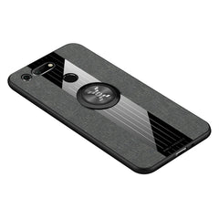 XINLI Stitching Cloth Textue Shockproof TPU Protective Case with Ring Holder, For Huawei Honor View 20