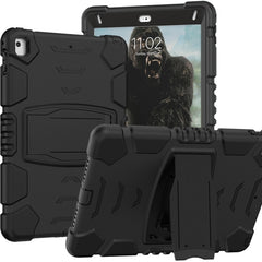 3-Layer Protection Screen Frame + PC + Silicone Shockproof Combination Case with Holder