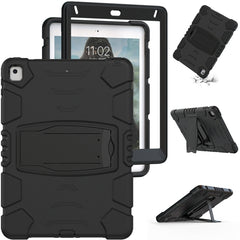 3-Layer Protection Screen Frame + PC + Silicone Shockproof Combination Case with Holder