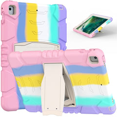 3-Layer Protection Screen Frame + PC + Silicone Shockproof Combination Case with Holder