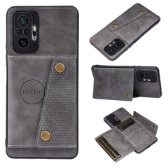 Double Buckle PU + TPU Shockproof Magnetic Protective Case with Card Slot & Holder, For Xiaomi Redmi Note 10 Pro Max, For Xiaomi Mi 11 Ultra, For Xiaomi Mi 11 Pro, For Xiaomi Mi 11 Lite