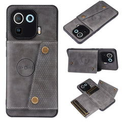 Double Buckle PU + TPU Shockproof Magnetic Protective Case with Card Slot & Holder, For Xiaomi Redmi Note 10 Pro Max, For Xiaomi Mi 11 Ultra, For Xiaomi Mi 11 Pro, For Xiaomi Mi 11 Lite