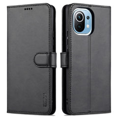 AZNS Skin Feel Calf Texture Horizontal Flip Leather Case with Card Slots & Holder & Wallet, For Xiaomi Mi 11, For vivo Y73s / S7e, For OPPO A15 / A35 4G