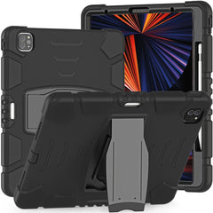 3-Layer Protection  Screen Frame + PC + Silicone Shockproof Combination Case with Holder