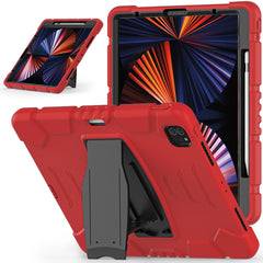 3-Layer Protection  Screen Frame + PC + Silicone Shockproof Combination Case with Holder