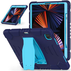 3-Layer Protection  Screen Frame + PC + Silicone Shockproof Combination Case with Holder