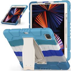3-Layer Protection  Screen Frame + PC + Silicone Shockproof Combination Case with Holder