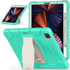 3-Layer Protection  Screen Frame + PC + Silicone Shockproof Combination Case with Holder