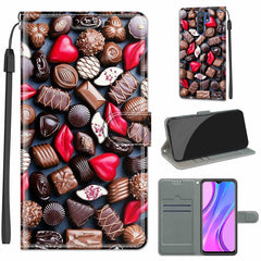 Voltage Coloured Drawing Magnetic Clasp Horizontal Flip PU Leather Case with Holder & Card Slots