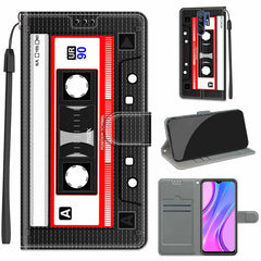 Voltage Coloured Drawing Magnetic Clasp Horizontal Flip PU Leather Case with Holder & Card Slots