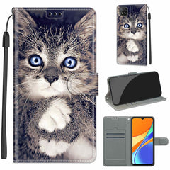 Voltage Coloured Drawing Magnetic Clasp Horizontal Flip PU Leather Case with Holder & Card Slots