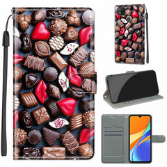 Voltage Coloured Drawing Magnetic Clasp Horizontal Flip PU Leather Case with Holder & Card Slots
