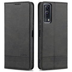 AZNS Magnetic Calf Texture Horizontal Flip Leather Case with Card Slots & Holder & Wallet, For vivo Y53s