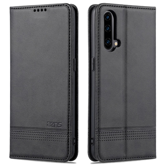 AZNS Magnetic Calf Texture Horizontal Flip Leather Case with Card Slots & Holder & Wallet, For OnePlus Nord CE 5G