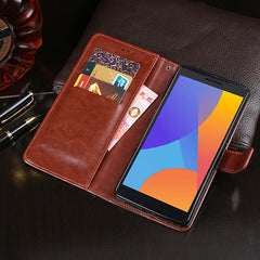 idewei Crazy Horse Texture Horizontal Flip Leather Case with Holder & Card Slots & Wallet, For Alcatel 1 2021, For Motorola Moto G Stylus 5G, For Nokia C01 Plus