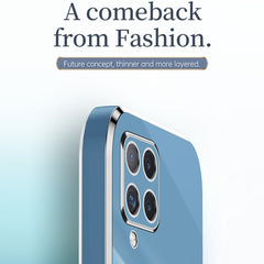 XINLI Straight Edge 6D Electroplate TPU Phone Case