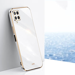 XINLI Straight Edge 6D Electroplate TPU Phone Case