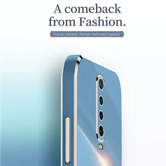XINLI Straight Edge 6D Electroplate TPU Phone Case