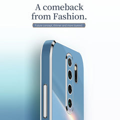 XINLI Straight Edge 6D Electroplate TPU Phone Case