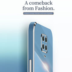 XINLI Straight Edge 6D Electroplate TPU Phone Case