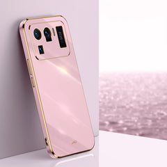 XINLI Straight Edge 6D Electroplate TPU Phone Case