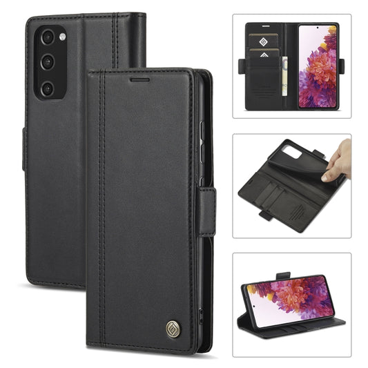 LC.IMEEKE Magnetic Buckle PU + TPU Horizontal Flip Leather Case with Holder & Card Slots & Wallet, For Samsung Galaxy S20+, For Samsung Galaxy S20 FE, For Samsung Galaxy S21 5G, For Samsung Galaxy S21+ 5G