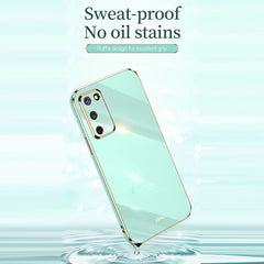 XINLI Straight Edge 6D Electroplate TPU Phone Case