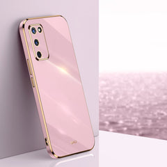 XINLI Straight Edge 6D Electroplate TPU Phone Case