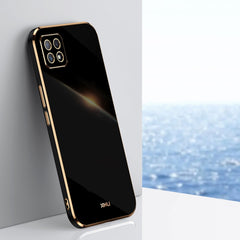 XINLI Straight Edge 6D Electroplate TPU Phone Case