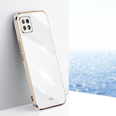 XINLI Straight Edge 6D Electroplate TPU Phone Case