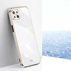 XINLI Straight Edge 6D Electroplate TPU Phone Case
