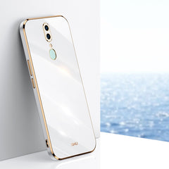 XINLI Straight Edge 6D Electroplate TPU Phone Case