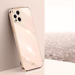 XINLI Straight Edge 6D Electroplate TPU Phone Case