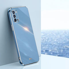XINLI Straight Edge 6D Electroplate TPU Phone Case