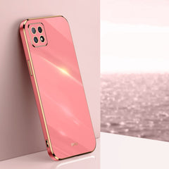 XINLI Straight Edge 6D Electroplate TPU Phone Case