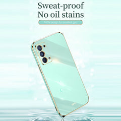 XINLI Straight Edge 6D Electroplate TPU Phone Case