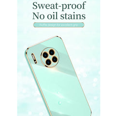 XINLI Straight Edge 6D Electroplate TPU Phone Case