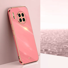 XINLI Straight Edge 6D Electroplate TPU Phone Case