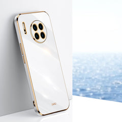 XINLI Straight Edge 6D Electroplate TPU Phone Case